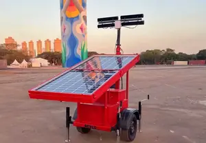 Torre de Iluminação Solar Eco 300 instalada em campo