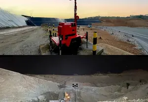 Torre de Iluminação RV 4000 com o mastro totalmente elevado