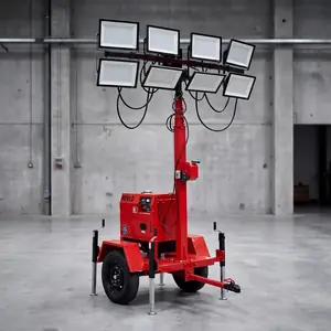 Vista geral da Torre de Iluminação RV 4800 da Revlo